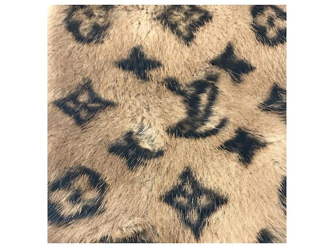 Sciarpa Tippet Monogramma Fiore Louis Vuitton Marrone - vista 4