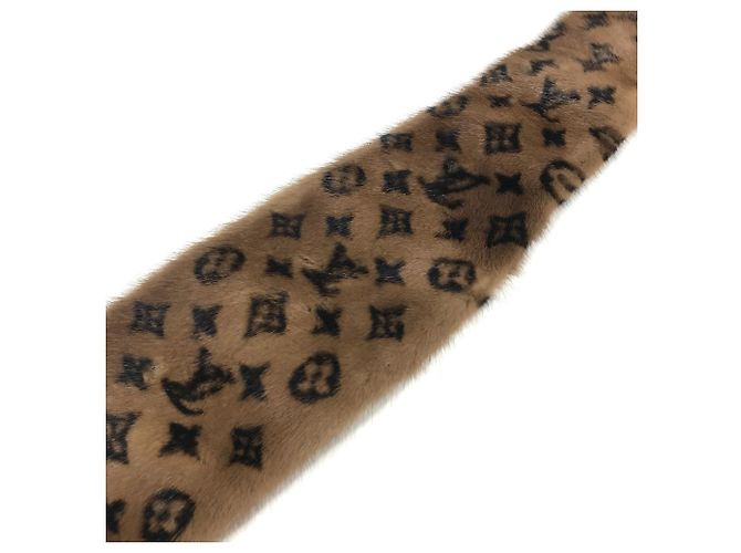 Sciarpa Tippet Monogramma Fiore Louis Vuitton Marrone - vista 5