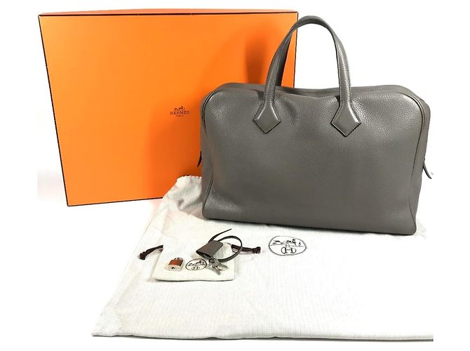 Borsa da lavoro Hermès Victoria 2 12H Marrone - vista 17