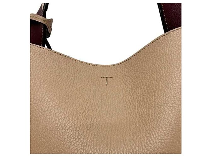 Borsa Micro Tote T-Timeless di Tod's Beige - vista 10