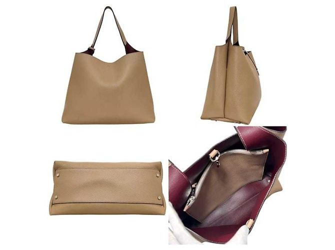 Borsa Micro Tote T-Timeless di Tod's Beige - vista 3