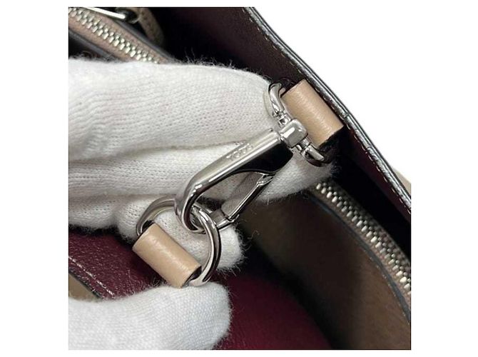 Borsa Micro Tote T-Timeless di Tod's Beige - vista 7