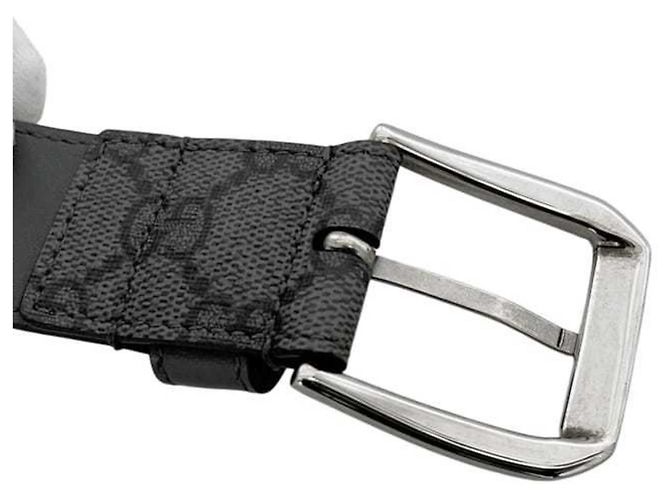 Gürtel aus grauem Gucci-Canvas Braun - Ansicht 5