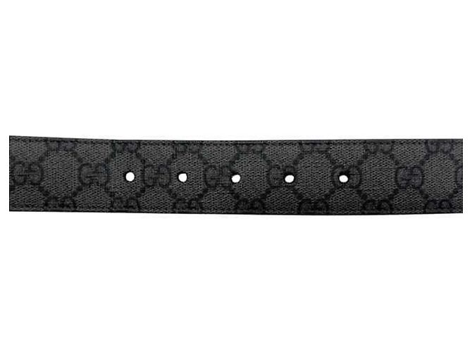 Gürtel aus grauem Gucci-Canvas Braun - Ansicht 6
