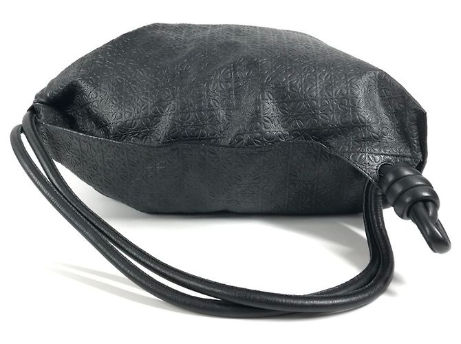Loewe Anagram Dragonfly Goat Pattern Backpack Black - view 4