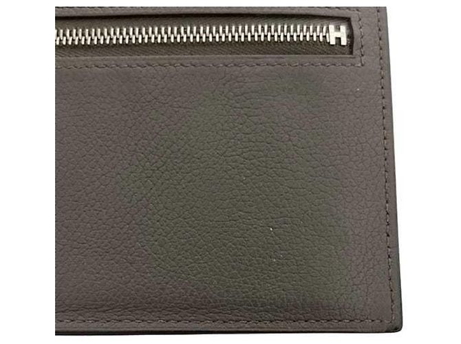Hermès Bi-Fold Langbörse in Etoupe Grau Taupe - Ansicht 9