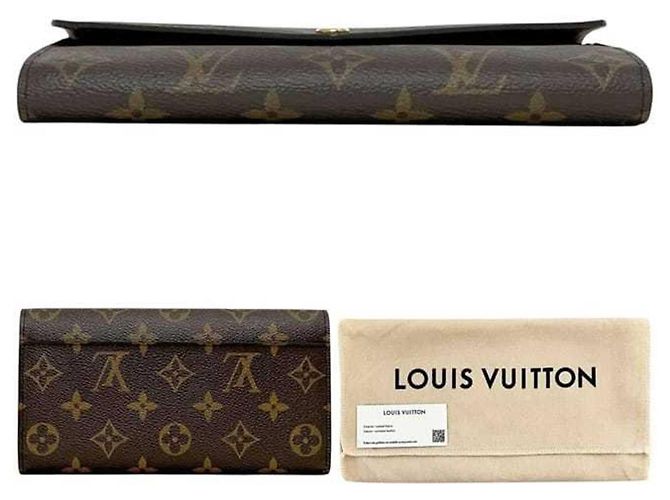Sarah Braunes Monogramm Bi-Fold Langzeitgeldbörse von Louis Vuitton - Ansicht 2