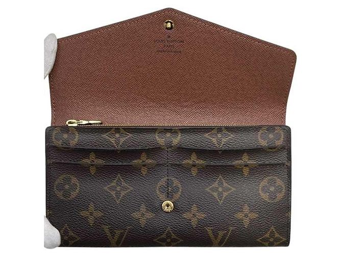 Sarah Braunes Monogramm Bi-Fold Langzeitgeldbörse von Louis Vuitton - Ansicht 3