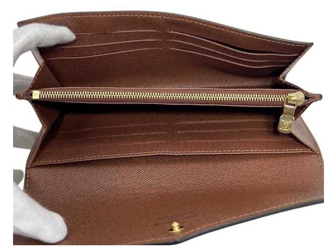 Sarah Braunes Monogramm Bi-Fold Langzeitgeldbörse von Louis Vuitton - Ansicht 4