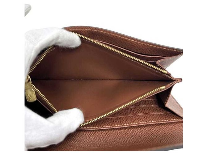 Sarah Braunes Monogramm Bi-Fold Langzeitgeldbörse von Louis Vuitton - Ansicht 5