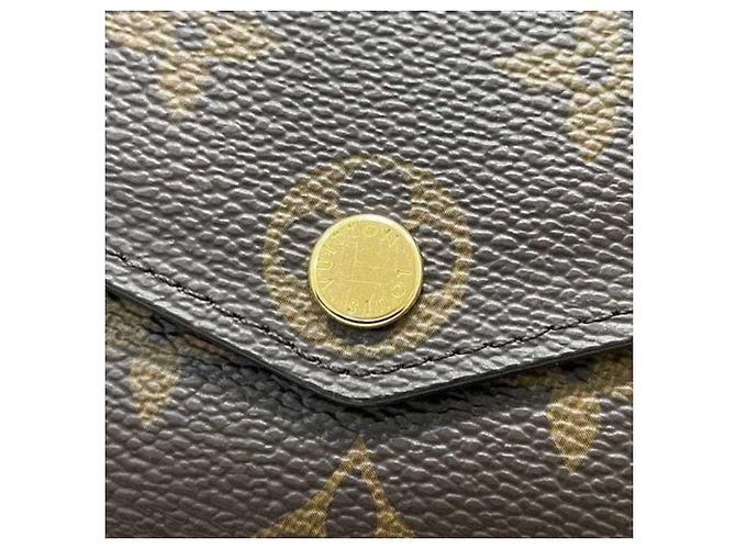 Sarah Braunes Monogramm Bi-Fold Langzeitgeldbörse von Louis Vuitton - Ansicht 8