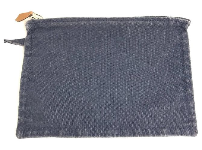 Hermès Borsa HERMES Horse Cheval con pochette Nero Blu - vista 11