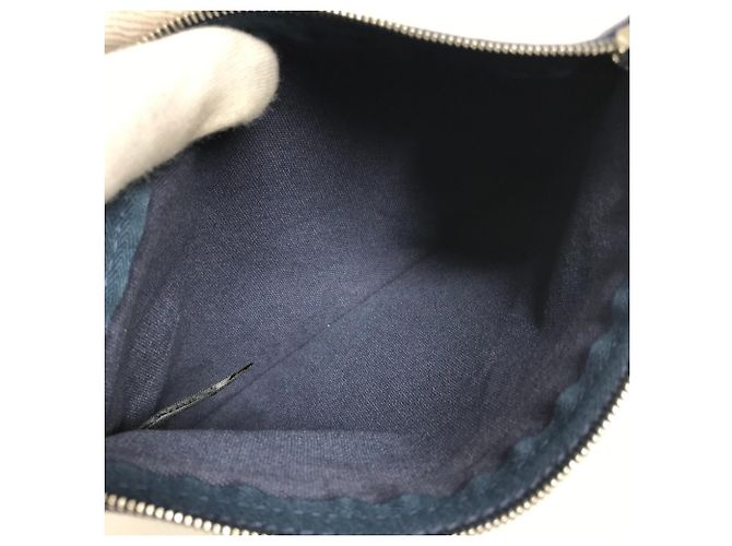 Hermès Borsa HERMES Horse Cheval con pochette Nero Blu - vista 13