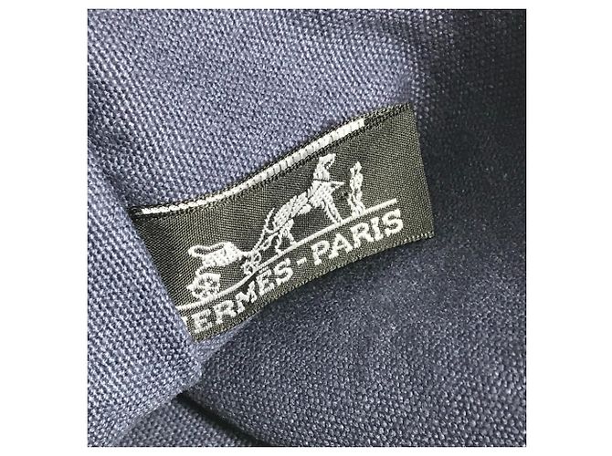 Hermès Borsa HERMES Horse Cheval con pochette Nero Blu - vista 14