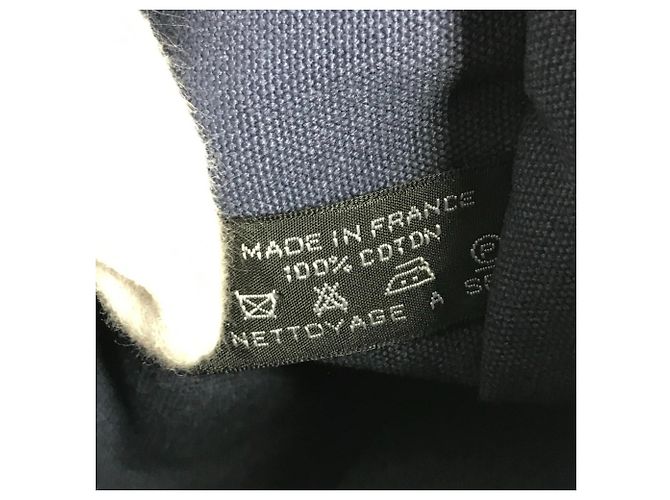 Hermès Borsa HERMES Horse Cheval con pochette Nero Blu - vista 15