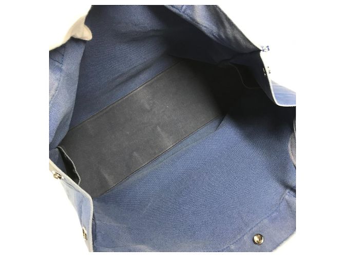 Hermès Borsa HERMES Horse Cheval con pochette Nero Blu - vista 16