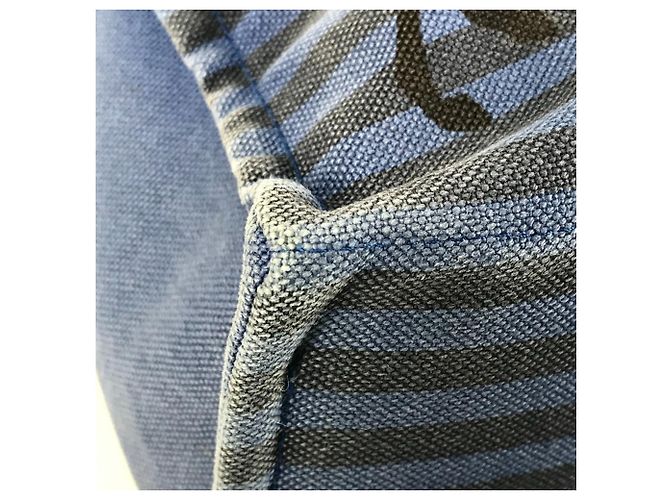 Hermès Borsa HERMES Horse Cheval con pochette Nero Blu - vista 9