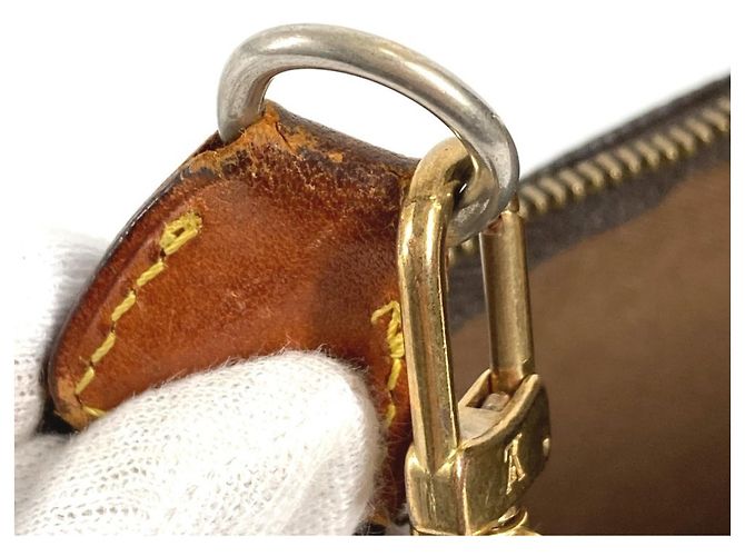 Pochette Accesorios Monogram Graffiti Louis Vuitton Castaño Caqui - vista 16