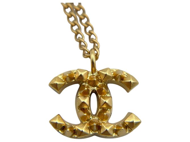 Collana da Uomo Chanel con il Marchio Coco Beige D'oro - vista 3