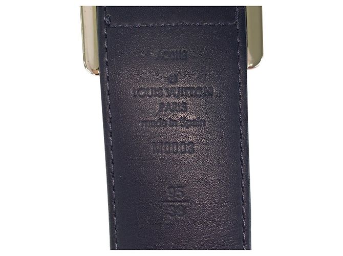 Monogramm Verso Gürtel von Louis Vuitton Schwarz Weiß - Ansicht 7