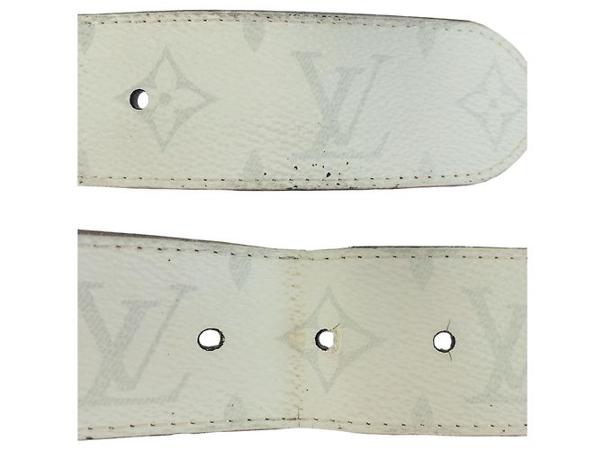 Monogramm Verso Gürtel von Louis Vuitton Schwarz Weiß - Ansicht 8
