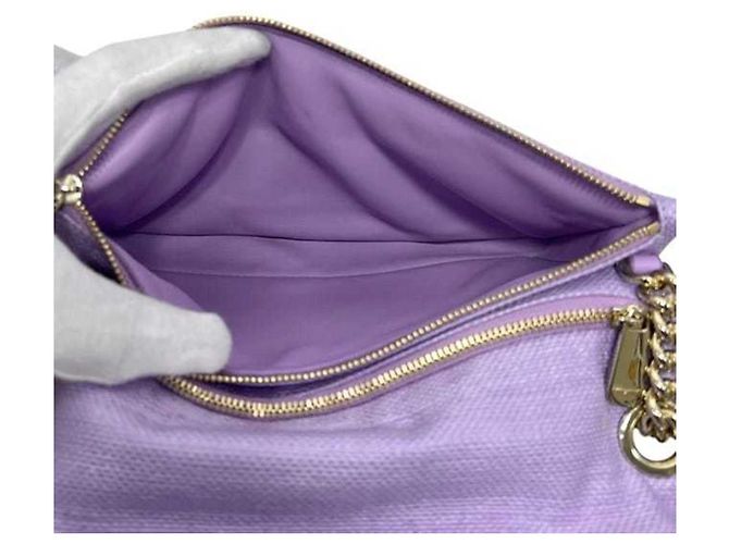 Borsa a spalla Vara Viva Bow Viola di Salvatore Ferragamo Porpora - vista 5