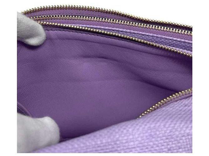 Borsa a spalla Vara Viva Bow Viola di Salvatore Ferragamo Porpora - vista 7