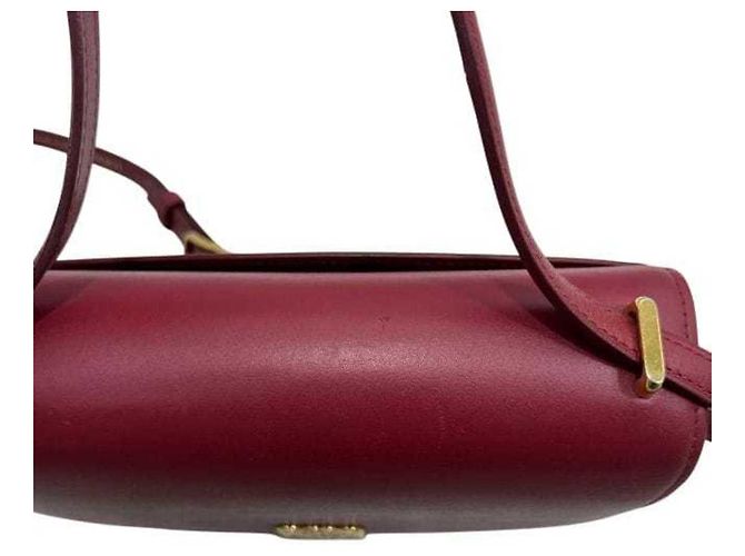 Borsa a Spalla Goya Small di Loewe Rosso - vista 11