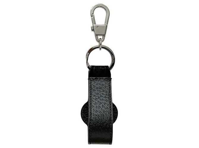 Portachiavi intrecciato Gucci Marrone Nero - vista 3
