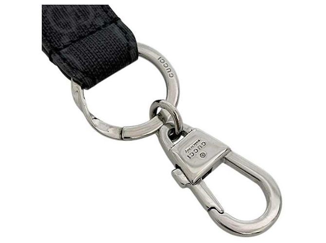 Portachiavi intrecciato Gucci Marrone Nero - vista 5