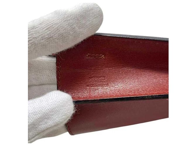 Borsa a spalla in pelle marrone Hermès - vista 5