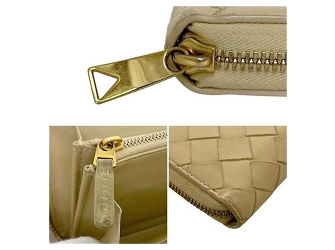 Cartera larga beige Intrecciato Bottega Veneta - vista 7
