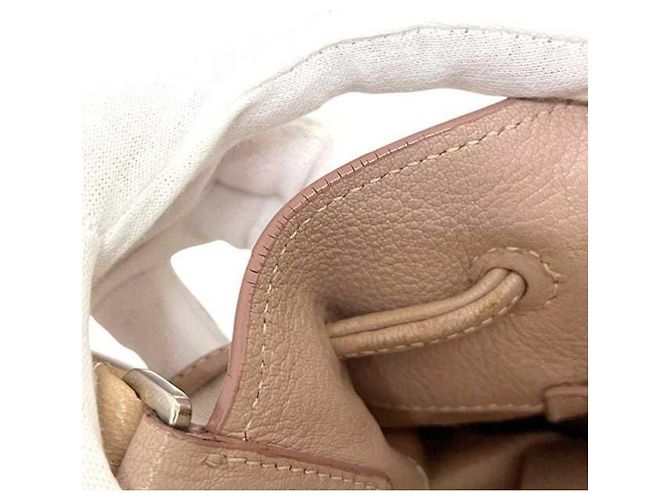 Borsa a spalla Miu Miu rosa e argento - vista 11
