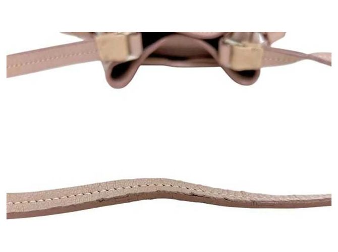 Borsa a spalla Miu Miu rosa e argento - vista 9