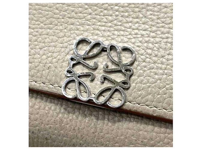 Billetera tri-fold beige Loewe - vista 10