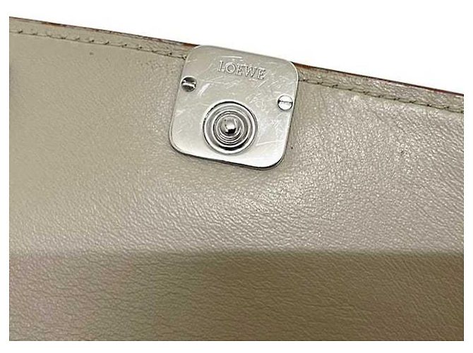 Billetera tri-fold beige Loewe - vista 9