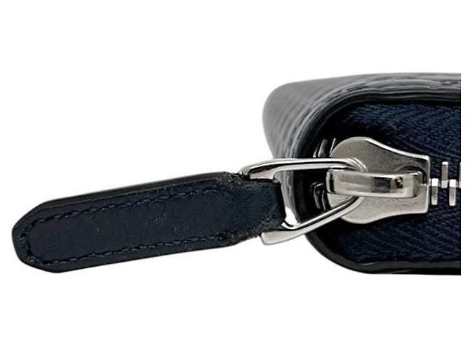 Gucci Navy Leder Langbörse Marineblau - Ansicht 8