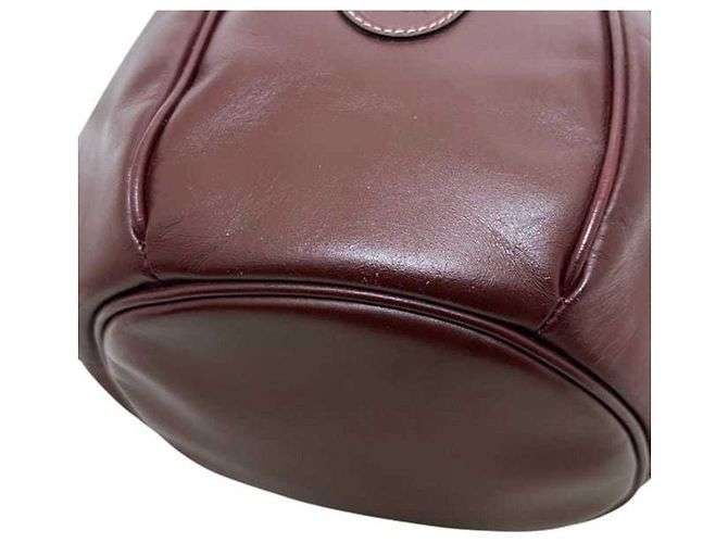 Borsa a Spalla in Pelle Bordeaux Cartier Bordò - vista 9