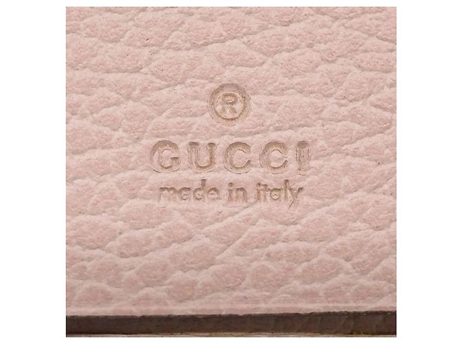 Marmont Estuche de Llaves de Cuero Rosa Gucci - vista 6