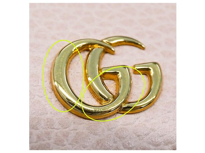 Marmont Estuche de Llaves de Cuero Rosa Gucci - vista 7