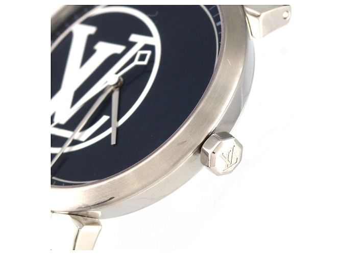 Relógio Quartz Louis Vuitton Tambour Slim LTD QA001 SS - vista 3