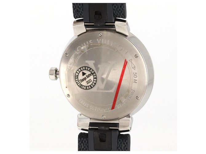 Relógio Quartz Louis Vuitton Tambour Slim LTD QA001 SS - vista 4