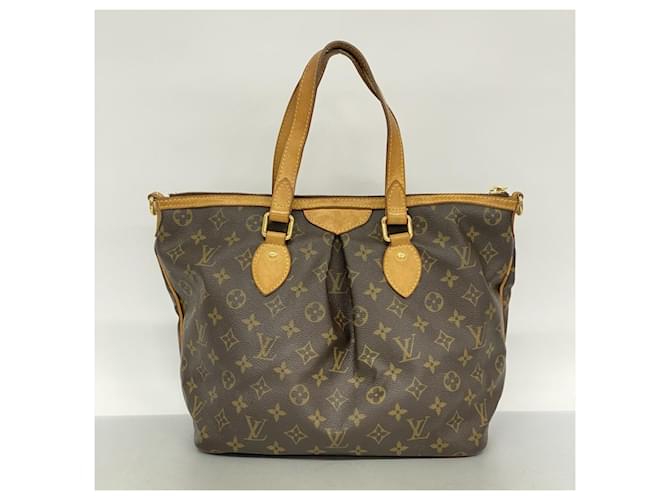 Borsa Louis Vuitton Monogram Palermo PM Marrone - vista 12