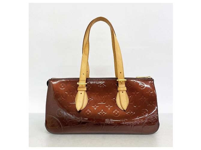 Rosewood Borsa a Spalla Vernis Avenue Louis Vuitton - vista 11