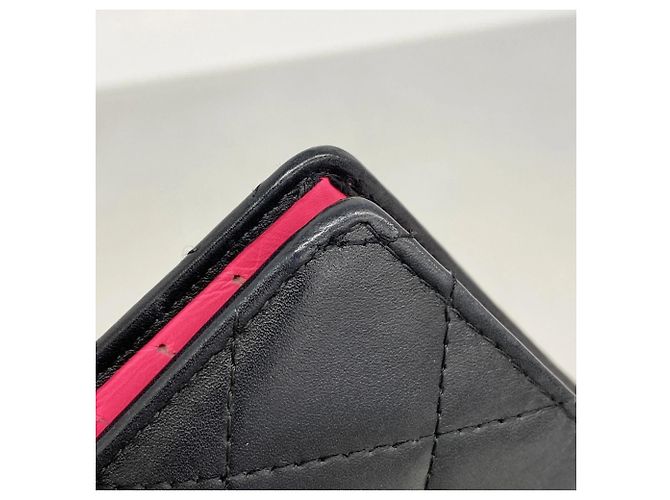 Chanel Cambon Langbörse aus Lammleder Schwarz - vista 11