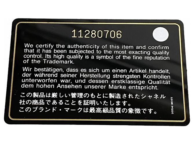 Chanel Cambon Langbörse aus Lammleder Schwarz - vista 13
