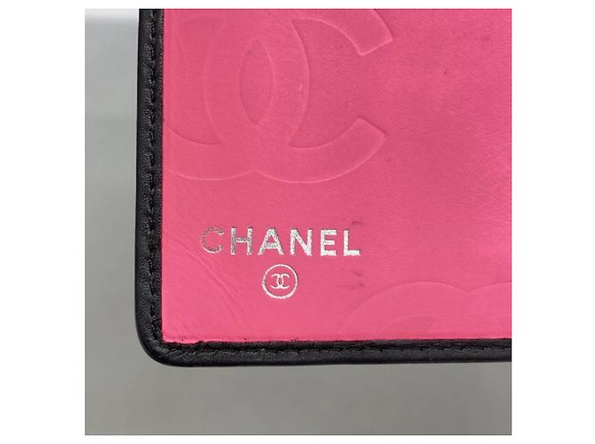 Chanel Cambon Langbörse aus Lammleder Schwarz - vista 4