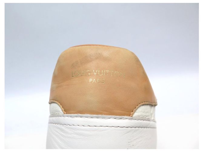 SNEAKER LOUIS VUITTON BEVERLY HILLS CUOIO MONOGRAM EMPREINTE 10 44.5 Crudo - vista 14