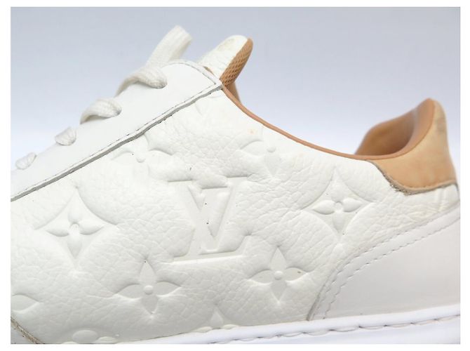 SNEAKER LOUIS VUITTON BEVERLY HILLS CUOIO MONOGRAM EMPREINTE 10 44.5 Crudo - vista 16