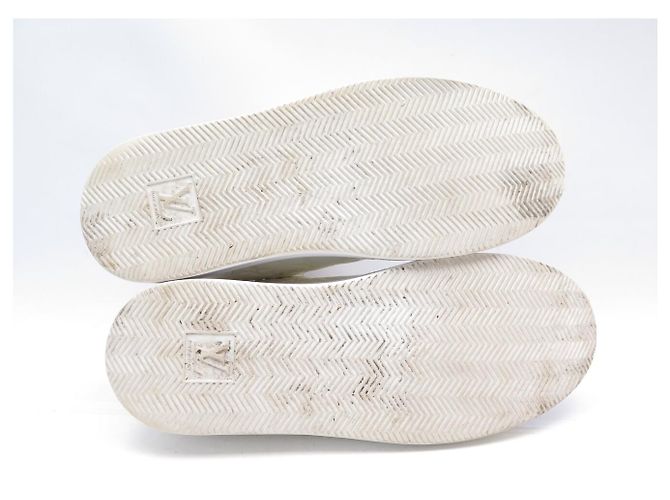 SNEAKER LOUIS VUITTON BEVERLY HILLS CUOIO MONOGRAM EMPREINTE 10 44.5 Crudo - vista 4